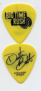 BIG TIME RUSH   DUSTIN BELT guitar pick picks 2012 / 2013 TOUR