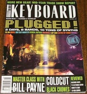 KEYBOARD Magazine 96 Bill Payne Black Crows, MEAT BEAT, Quasimidi