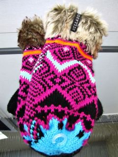 BILLABONG Womens Crochet Knit Heavenly Faux Fur Gloves Mittens NWT