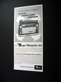 Bendix Navigator 40 Radio Direction Finder print Ad