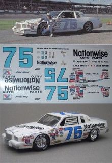 Lake Speed #75 Nationwise 1985 Pontiac Grand Prix 1/64 SLOT CAR