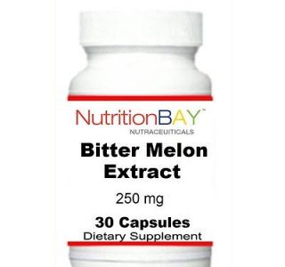 Bottles Bitter Melon Extract, Health Benefits, Antioxidant, 250mg 30