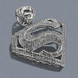 black diamond pendant in Mens Jewelry