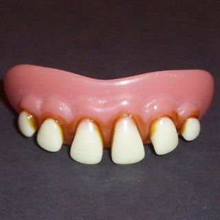 Deluxe Billy Bob Caveman Fake Halloween Costume False Teeth Dentures