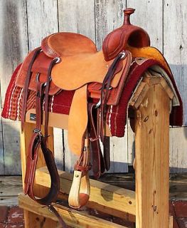 Don Rich Custom Ranch Cutting/Versat ility/Cowhorse Saddle 17 Buffed