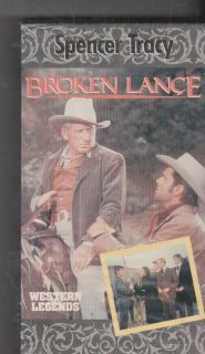 BROKEN LANCE VHS SPENCER TRACY ROBERT WAGNER