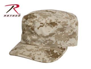 FATIGUE CAP HAT DESERT DIGITAL CAMO MILITARY HATS ROTHCO 4541