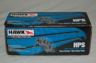 Hawk HPS Brake Pads Front HB266F.650 F 150 PICKUP, BLACKWOOD