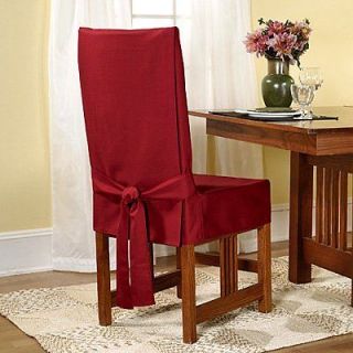 NEW Sure Fit 139725247_CLRE T Duck Solid Short Dining Room Chair Cover