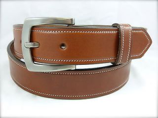 BURCH LT.Brown English bridle leather w/ 1 3/8 Range Vintage Titanium