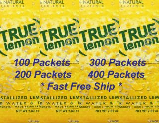 Crystallized 100 Packets Each Box For Water Tea Hot Iced   Free Ship