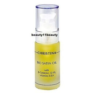Christina  Bio Satin Oil Serum/Anti Agi ng & Vitamins Nourishes&Prot