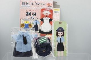 Blythe Re ment Doll House Miniature Petit Mode Uniform Clothes Police
