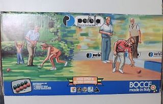 PROFESSIONAL BOCCE BALL SET Pefetta New   Made in Italy