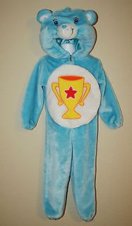 Care Bears Champ Bear Blue Plush Costume size 3T 4T Full Body