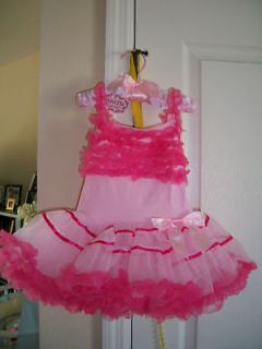 Pink Petti Twirl Dress Hot Pink Ruffles POPATU