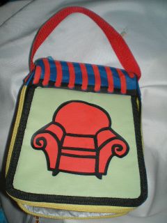 Blues Clues Soft Lunch Box Tote notebook Thinking Chair Steve~