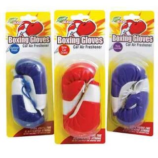 MINI BOXING GLOVES HANG IN CAR VEHICLE MIRROR SCENTED SCENT AIR