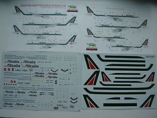 BOEING 777 200/AIRBUS A 300/319/320 ALITALIA BRASIL DECALS 2 SHEETS