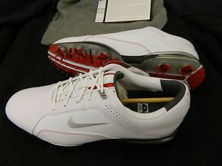 NEW NIKE TW 12 TIGER WOODS 2012 GOLF SHOES WHITE SIZE 9.5 W WIDE WIDTH
