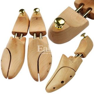 pair Solid Wood Stretcher Shaper Shoe Trees US5~12,EU35~46 Mens