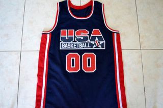 CUSTOM NAME AND NUMBER TEAM USA JERSEY NAVY BLUE   ANY SIZE