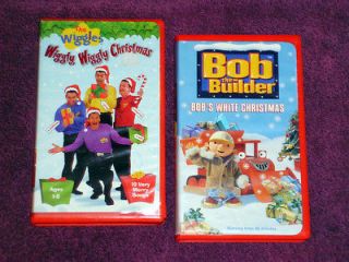 CHRISTMAS VIDEOS   BOB THE BUILDER   BOBS WHITE CHRISTMAS   VHS AND