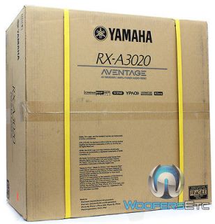 YAMAHA RX A3020 HOME THEATER 9.2 CHANNEL 3D READY HDMI SWITCHING APPLE