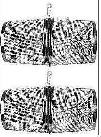 SIX (6) GEES GALVANIZED WIRE MESH MINNOW TRAPS FISHING   110650