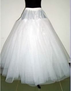 New 3 Layer Tulle white wedding bridal accessories petticoat