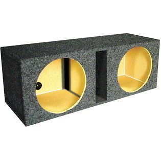 BRAND NEW! QPOWER DUAL 12 EMPTY VENTED SUBWOOFER BOX QBASS12