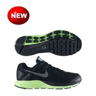 Nike Zoom Structure 16 Shield Black Green H2O Repel Running Shoes