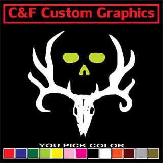 Bone Collector Two Color Car Truck ATV Vinyl Decal 4x4 You Pick