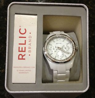new in box RELIC Womens watch in white