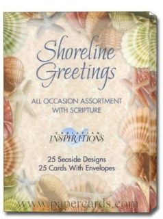 Shoreline Assorted Scriptured Greeting Cards Box of 25