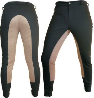 Synthetic Leather Dressage Horse Riding Pants Full Seat Breeches