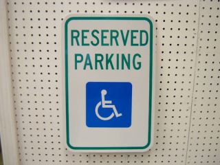 Handicap Parking Sign   *NEW* Metal, Reflective, Legal!