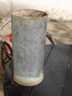 1950 Antique 220 mm brass shell vase Israel IDF vintage umbrella