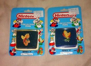 Nintendo Collector Pins Series A Pirahna Flower/Plant & Koopa