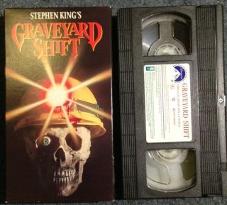 Graveyard Shift (VHS) Stephen King_Brad Dourif_hallowe en_horror