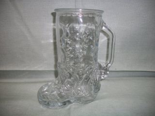 listed Libbey Glass of Canada 1/2 Liter Cowboy Boot Beer Mug # 4
