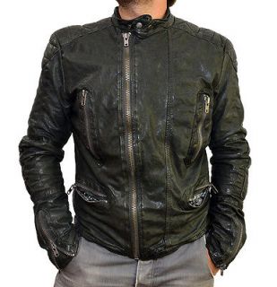 Diesel Lermo Jacket Mens Leather Jacket size L NWT Authentic