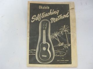 Vintage UKULELE Self Teaching Method Music Song Book, May Singhi Breen