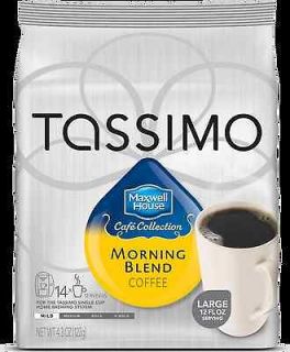 NEW Tassimo Maxwell House Cafe Morning Blend 28ct T Disc Fast Free