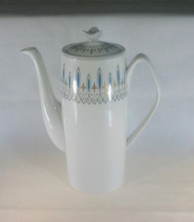 1960s Spode Brussels Modernist Tall Coffee Pot As Is
