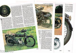Vintage SUNBEAM (UK) MOTORCYCLE Article / Photos / Pictures