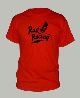 RAD RACING ~ T SHIRT Cru Jones BMX Classic Movie retro 80s ALL
