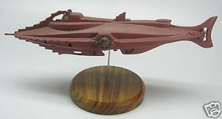 Nautilus 20000 Leagues Under Sea Submarine Dried Wood Model Small New