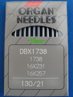 INDUSTRIAL SEWING MACHINE NEEDLES ORGAN FOR, BROTHER, JUKI, ETC DBX1