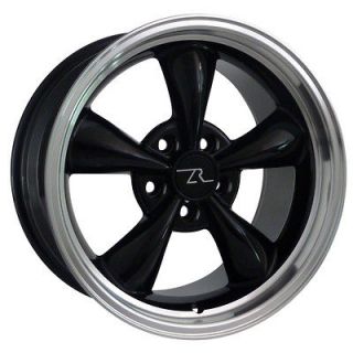 Black 17x9 Mustang ® Bullitt Style Wheels, 1994 2004 17 inch rims
